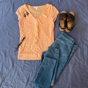 Chiffon wvening or office wear